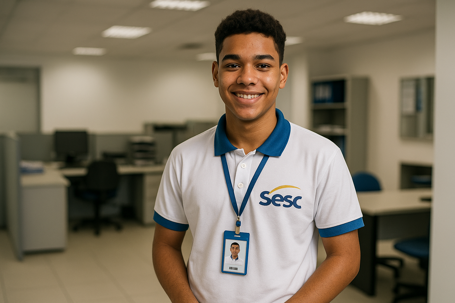 Joven aprendiz de SESC