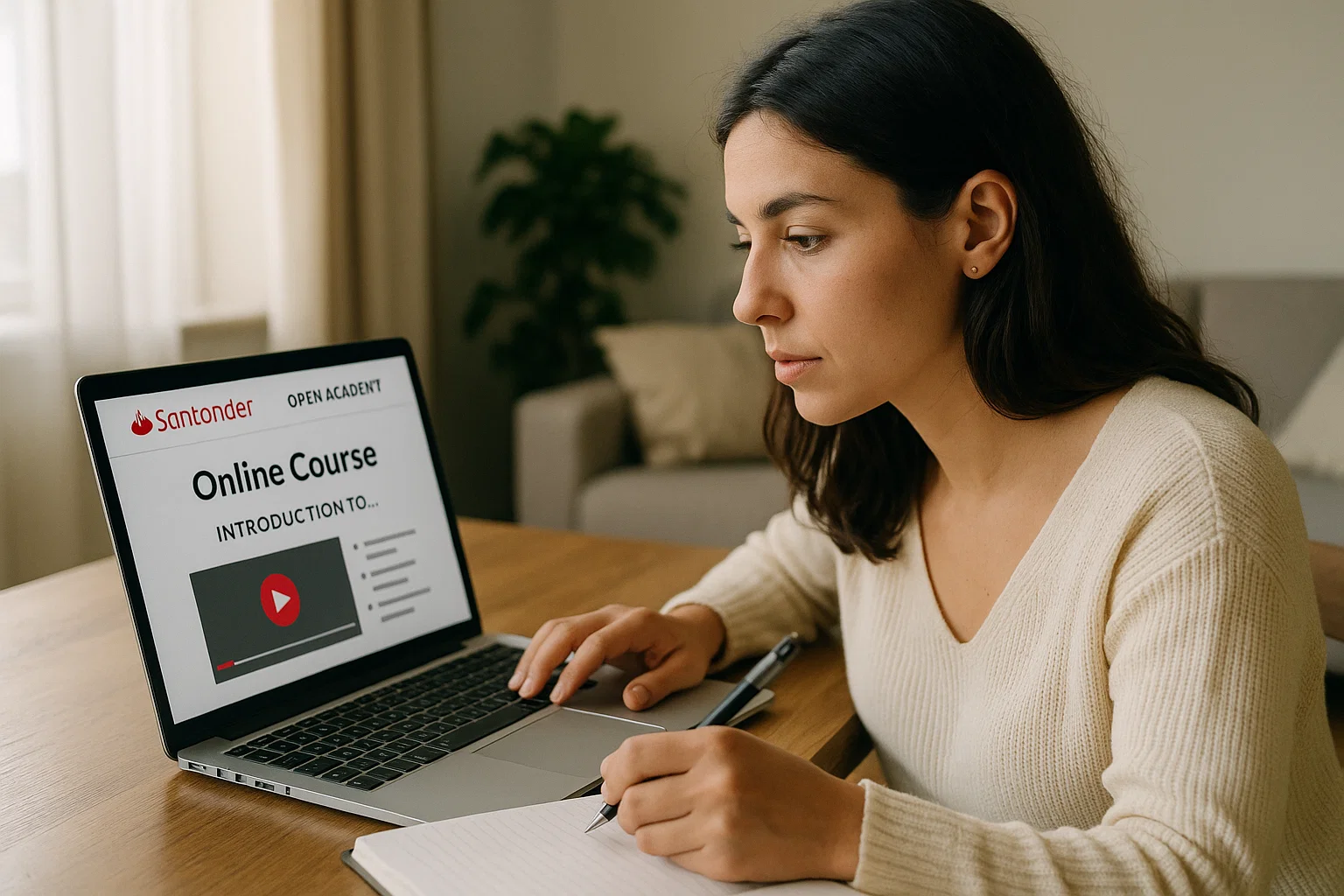 How to enroll in free courses at Santander Open Academy